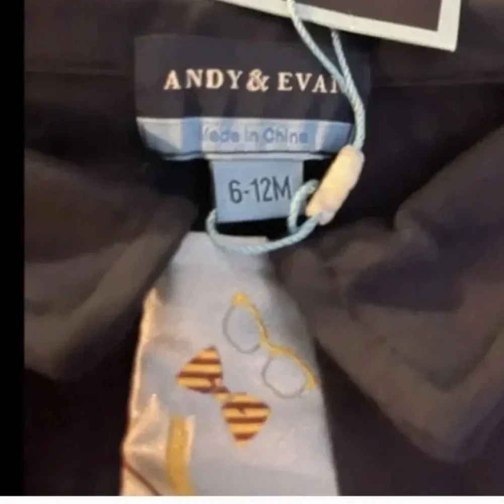 Andy and Evan Infant Onesie 3-6mos & 6-12mos